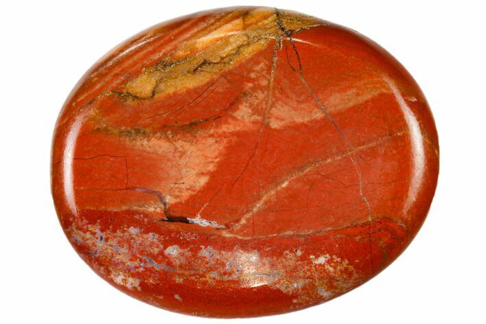 1.9" Polished Red Jasper Worry Stones - Photo 1
